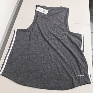 Adidas Aeroready women's tank top, Grayin color, XL in size